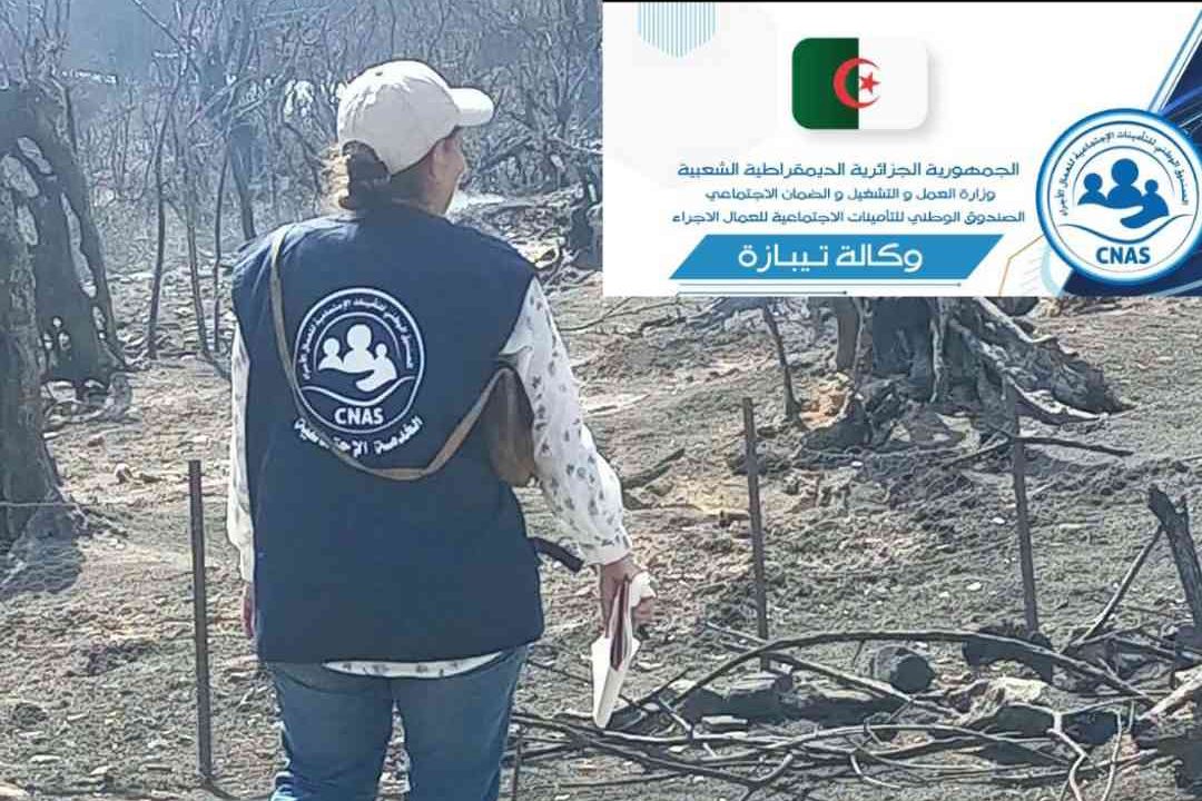 وكالة “كناص” بتيبازة ترافق المتضرّرين من الحرائق الأخيرة التي عرفتها مختلف ولايات الوطن